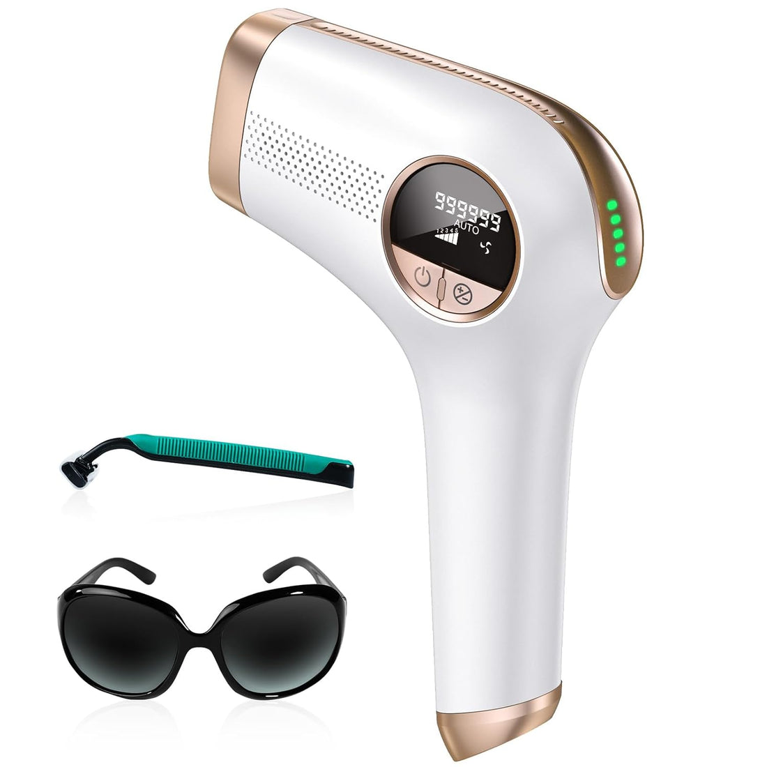 Aopvui Laser Hair Removal for Women, At Home Painless IPL Hair Removal with Red-Wave Light for Bikini Leg Facial Use High Energy IPL Hair Remover Device
