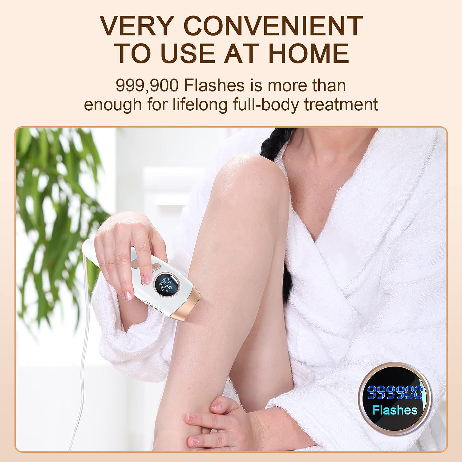 IPL Hair Removal for Women and Men, Laser Permanent Painless Hair Removal for Armpits, Bikini Line and Whole Body Use